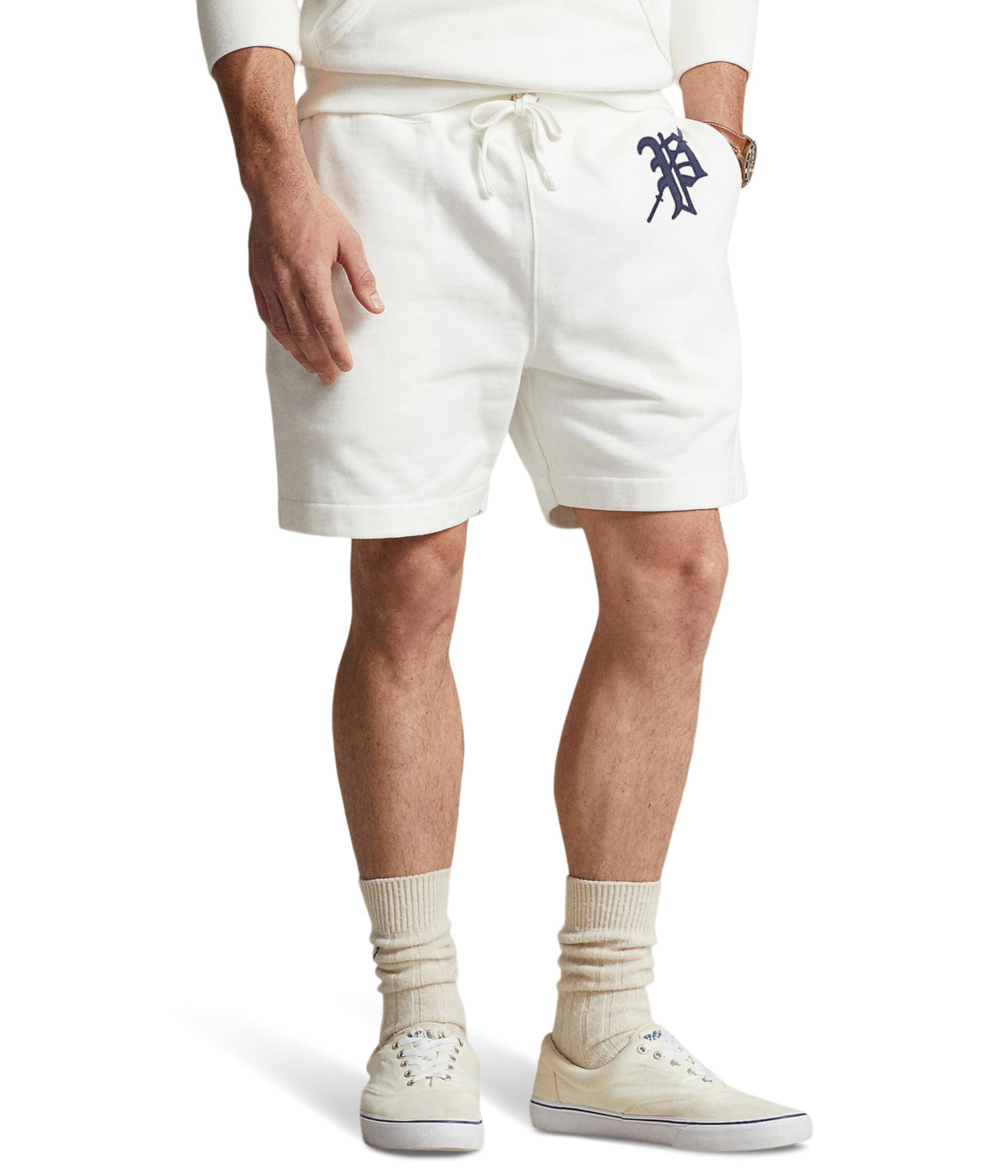 Легкие флисовые шорты с рисунком шириной 6 дюймов Polo Ralph Lauren