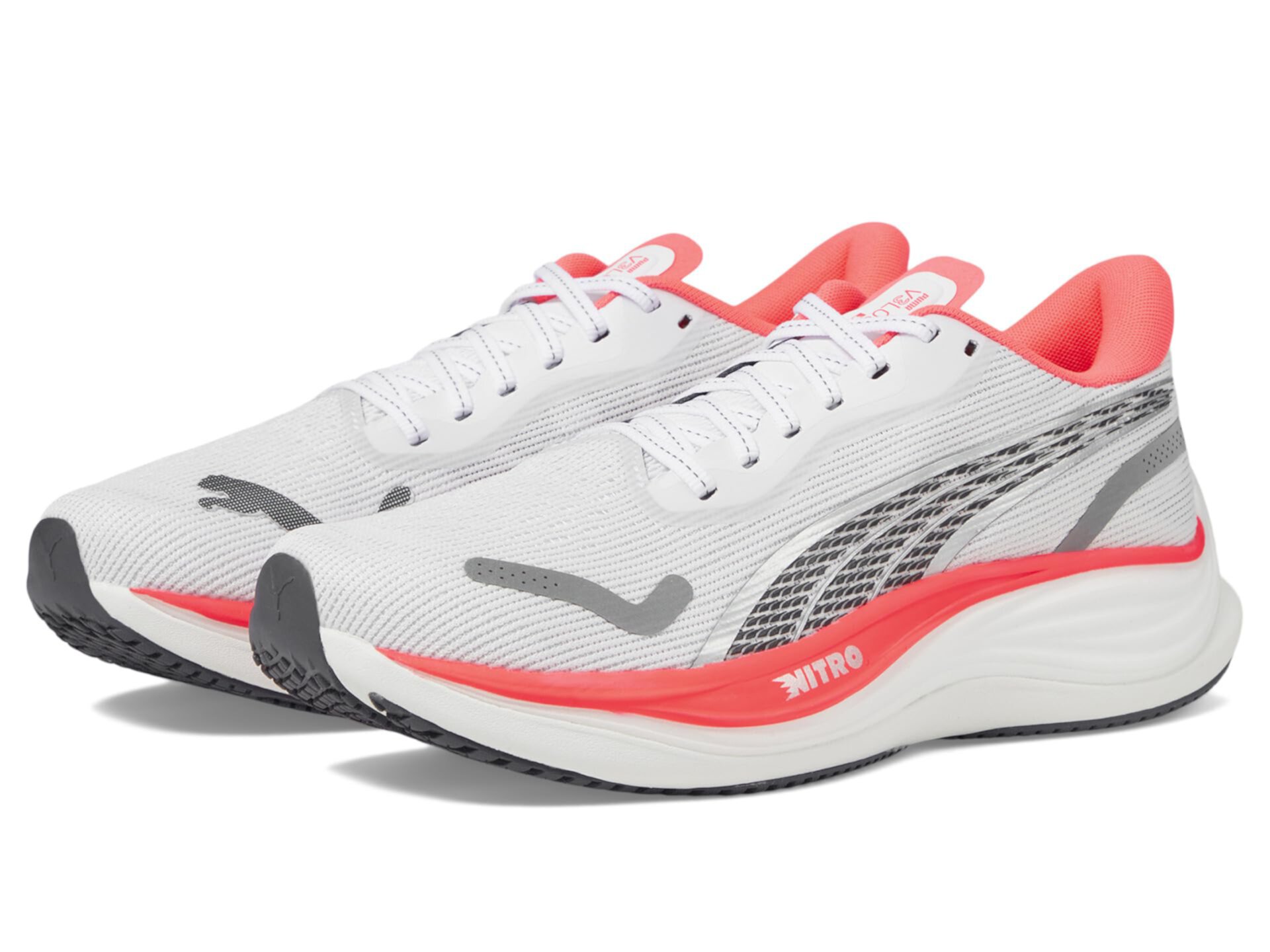 Кроссовки PUMA Velocity Nitro 3 с круглыми носами и резиновыми подошвами Puma