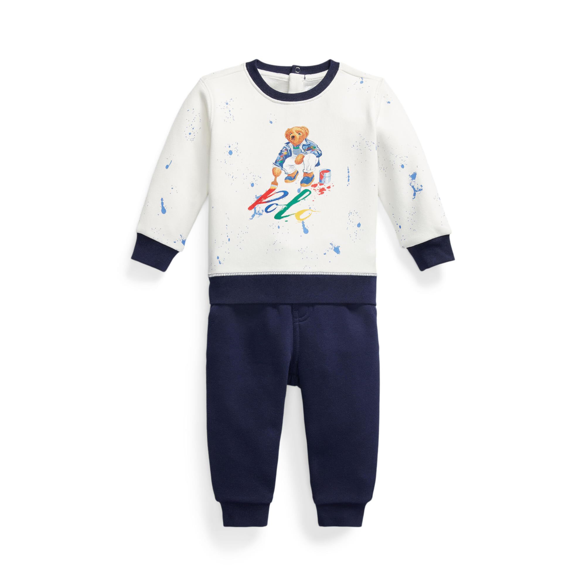  Флисовый свитшот и брюки с медведем Polo Ralph Lauren