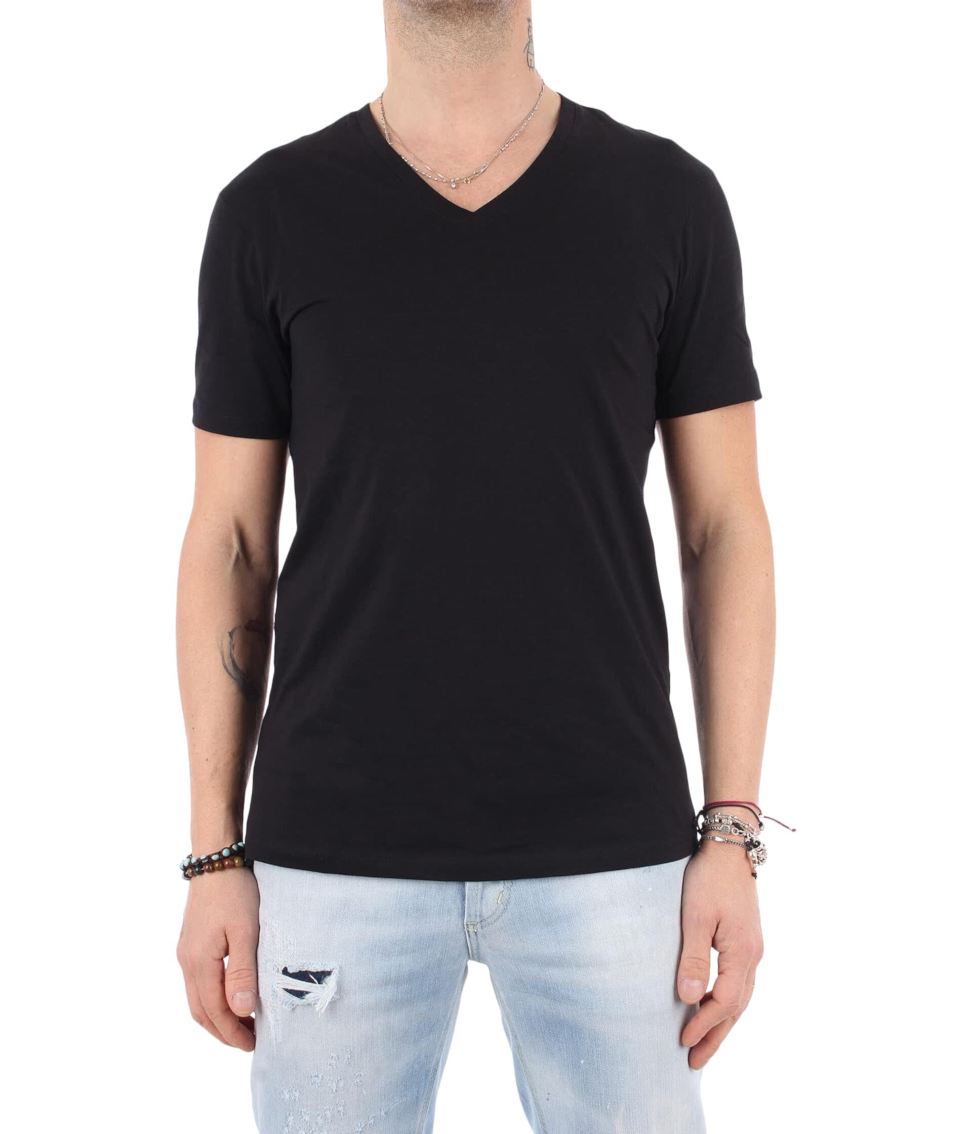 Мужская Футболка AX ARMANI EXCHANGE V-Neck AX ARMANI EXCHANGE