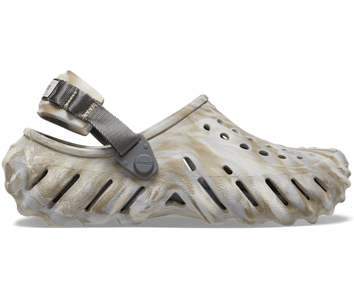 Эхо-мраморные сабо Crocs