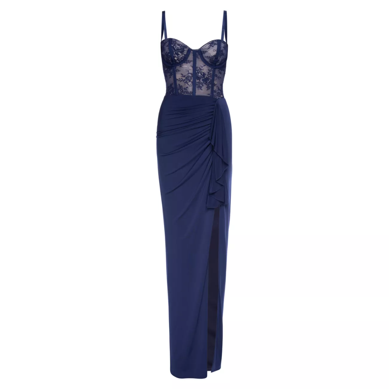 Willow Bustier Draped Gown KATIE MAY