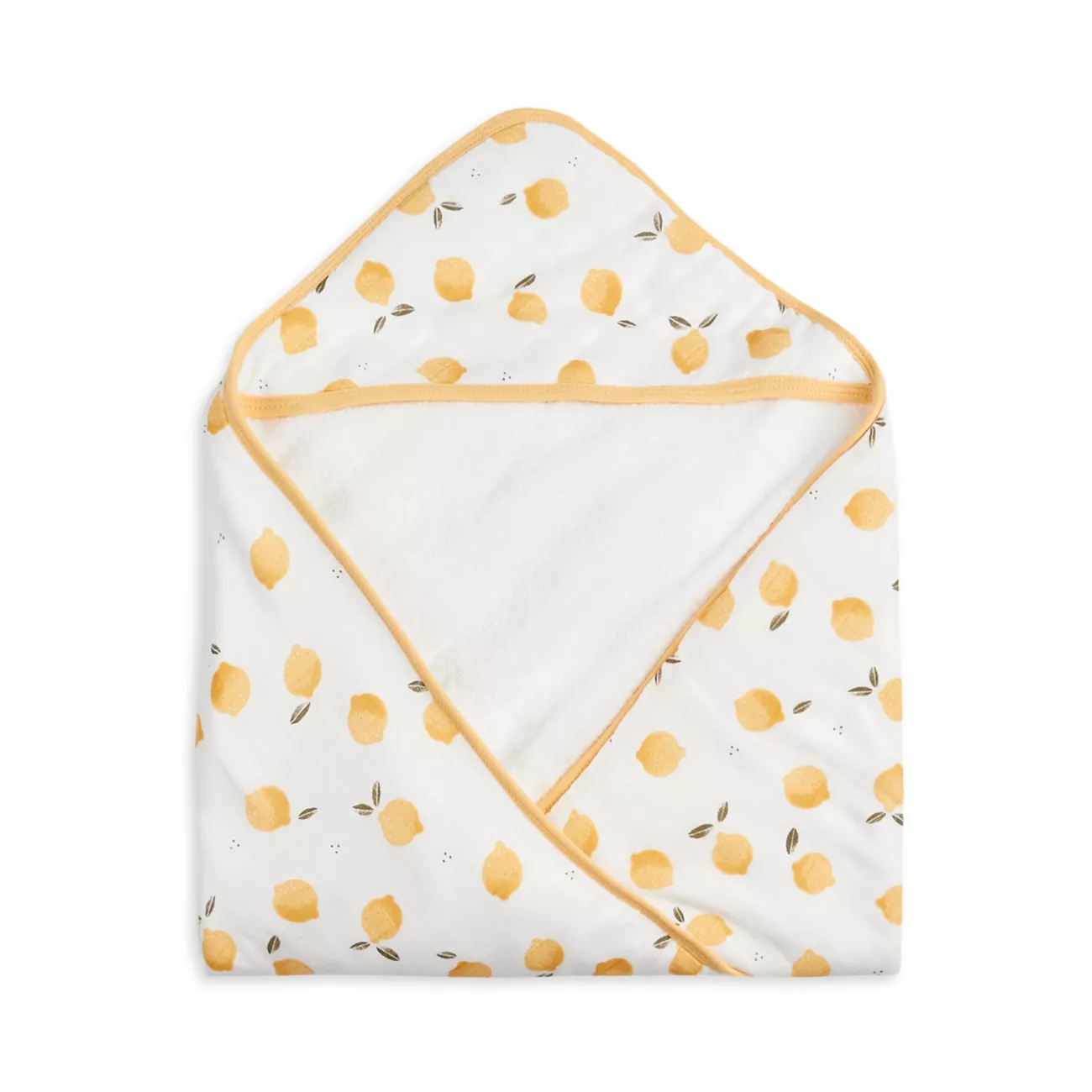 Детские полотенца Firsts by Petit Lem Lemon Hooded Cotton Towel Firsts by Petit Lem