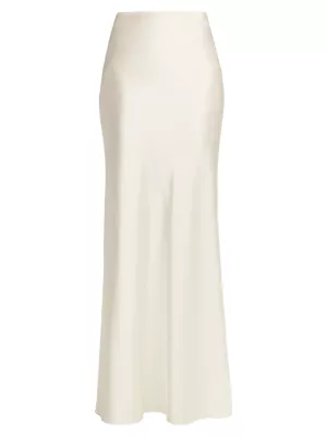 Bartlet Silk-Blend Slip Maxi Skirt Ronny Kobo