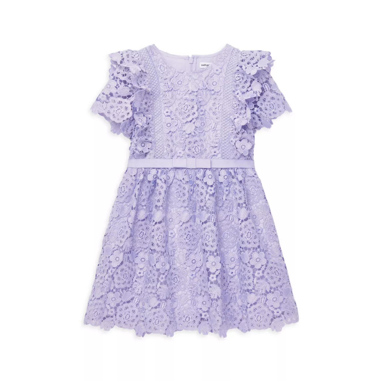 Сарафан Self-Portrait Для девочек Ruffle-Trim Floral Lace Dress Self-Portrait