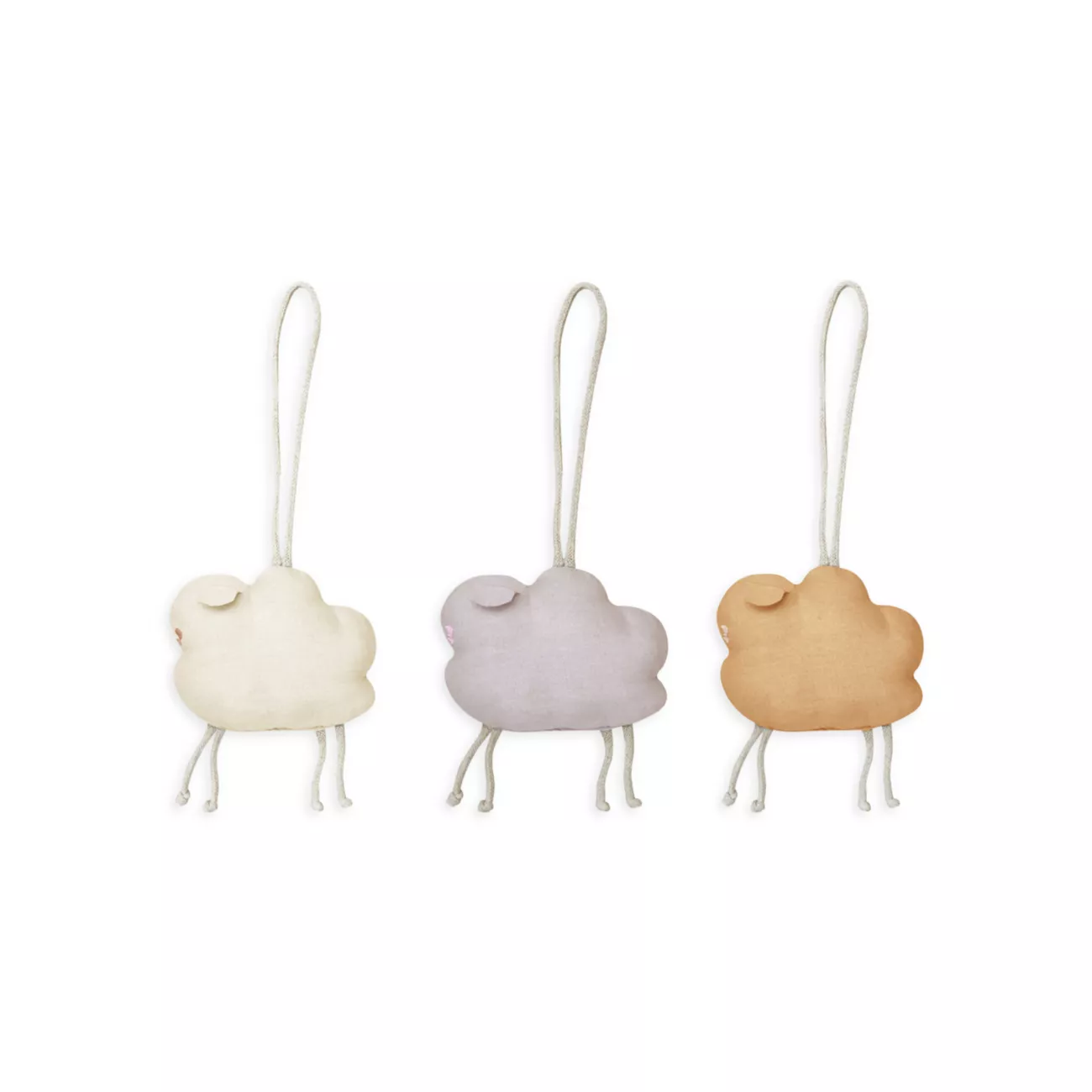 Set of 3 Rattle Toy Hangers - Little Sheep Lorena Canals