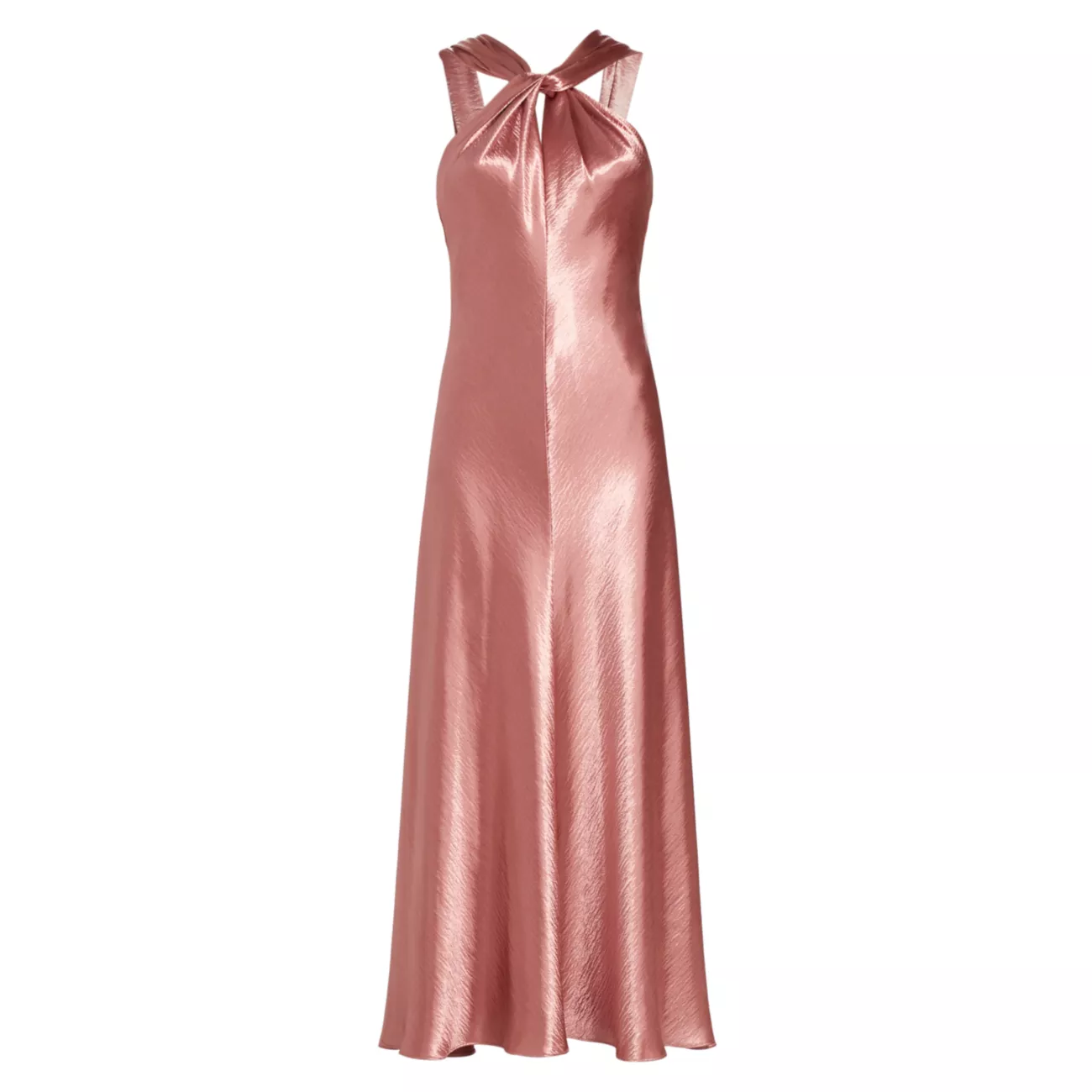 Mayanna Crinkled Satin Maxi Dress Tanya Taylor