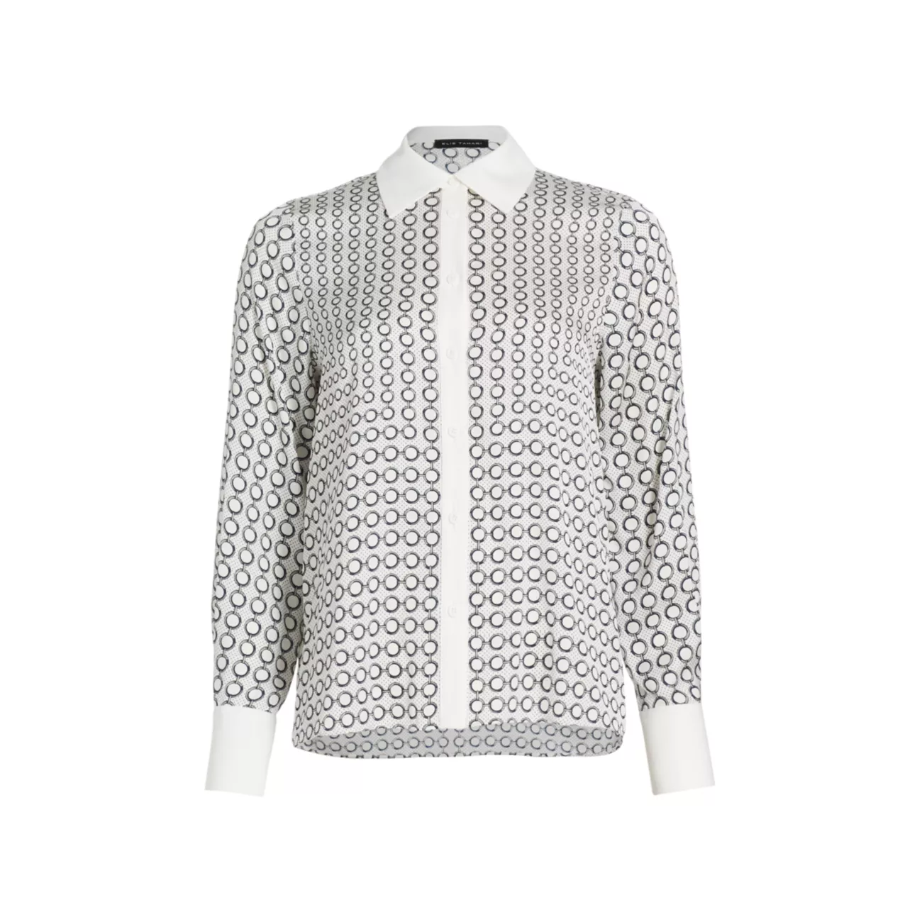 Haven Printed Silk-Blend Shirt Elie Tahari