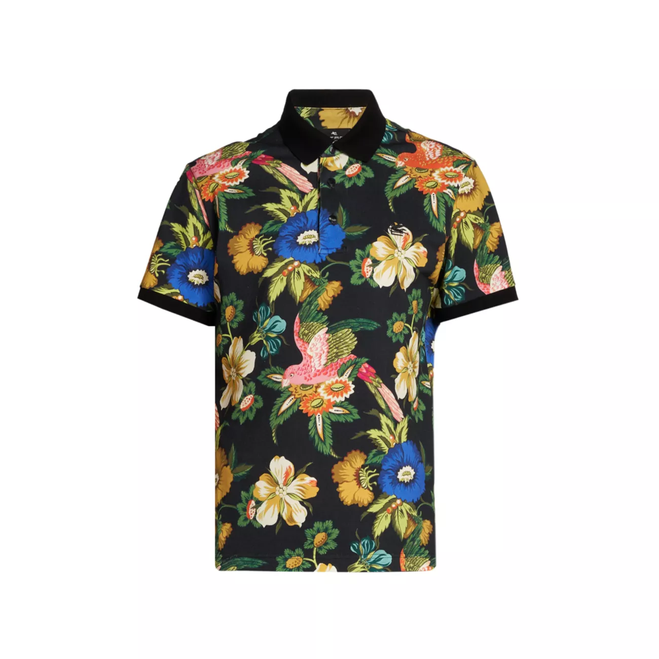 Рубашка-поло с цветочным принтом Etro