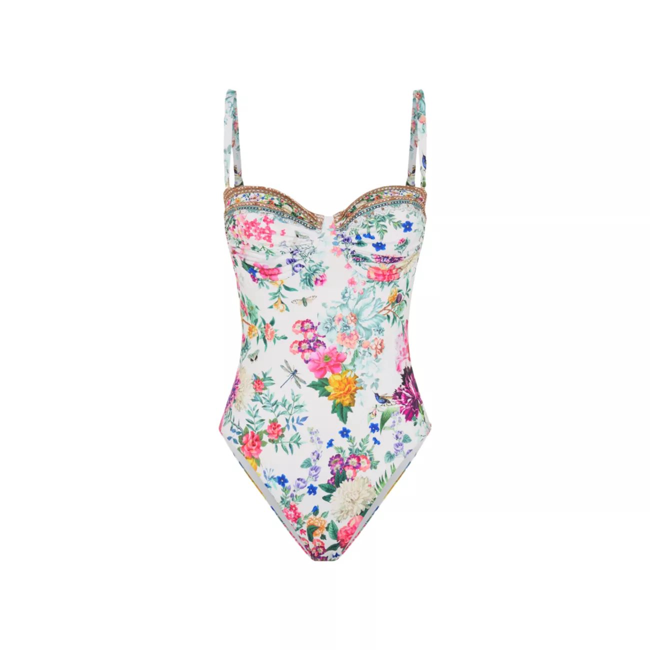 Floral Underwire One-Piece Swimsuit Camilla