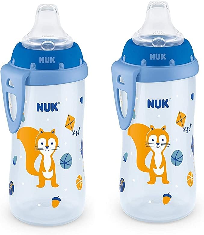 NUK Active Cup, 10 унций, 1 упаковка (2 шт., божья коровка) NUK