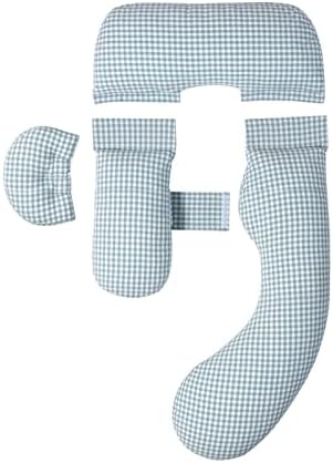 Подушка для беременных Подушка для беременных, U-образная подушка для беременных с поддержкой спины и живота, со съемным чехлом на молнии N/