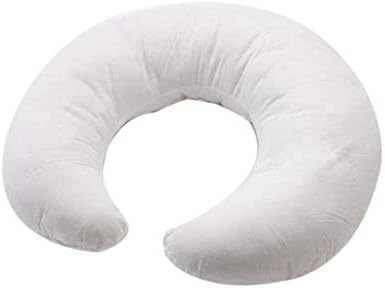 Bacati — классическая дамасская белая/черная подушка для кормления со вставкой из полинаполнителя из ультрамягкой 100% хлопчатобумажной ткани с модным двусторонним дизайном Bacati