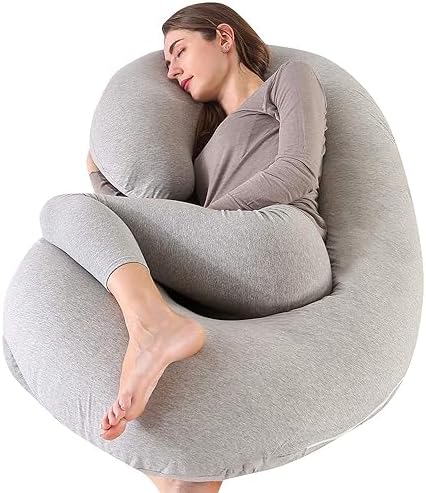 Подушки для беременных yoyomax, подушка для беременных всего тела, подушка для беременных из пены с эффектом памяти, съемные, подушки для сна для беременных, C-серый Yoyomax