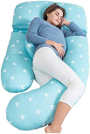 Подушка для беременных Удобная хлопковая подушка для беременных, U-образная подушка для сна для беременных женщин со съемным моющимся хлопковым чехлом (цвет: Style2) N/