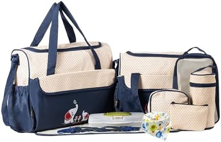 Moclever, 11 шт., сумка для подгузников, набор-тоут, детские сумки для мамы, папы, сумки на плечо для мамы, многофункциональные сумки для подгузников с сумкой для еды Moclever