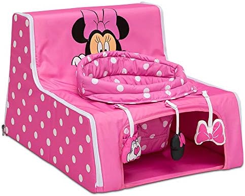 Портативное сиденье для малышей Disney Minnie Mouse Sit N Play от Delta Children — напольное сиденье для младенцев Delta Children