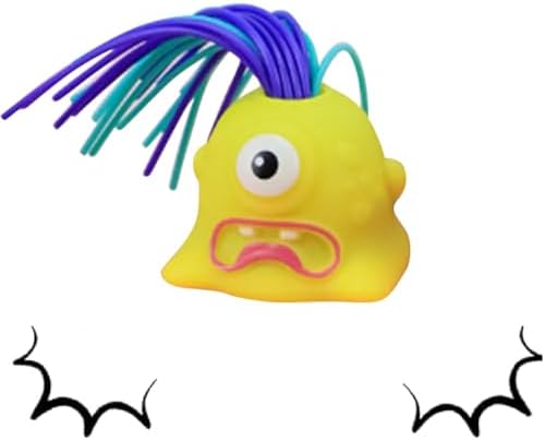 Fatigue Toys Stress Relief Hair Pulling Screaming Monster, Funny Hair-Pulling Screaming Monster Toys Stress Relief and Anti Anxiety Toys for Kids，Halloween Screaming Monster Toys (6pcs) GMSA