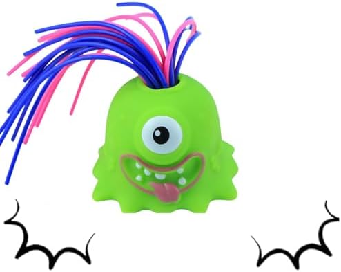 Fatigue Toys Stress Relief Hair Pulling Screaming Monster, Funny Hair-Pulling Screaming Monster Toys Stress Relief and Anti Anxiety Toys for Kids，Halloween Screaming Monster Toys (6pcs) GMSA