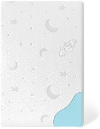 Pack and Play Mattress Pad, Memory Foam Thick Pack N Play Mattresses for Baby and Toddler, 38x26 Portable Mini Crib Mattress with Breathable Jacquard Cover NEKSUN