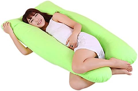 Чехол на подушку для беременных, U-образный чехол для подушки для беременных для всего тела, чехол для подушки для беременных и парней, наволочка для сна, U-образный чехол для подушки (только чехол) JZENZERO