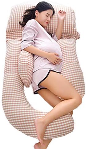 N/Q Full Body Pregnancy Pillow, U-Shpaed Pillow, Maternity Support for Sleeping, Hip, Leg Back Support U-Pillow, Washable,A N/Q