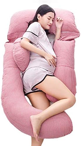 N/Q Full Body Pregnancy Pillow, U-Shpaed Pillow, Maternity Support for Sleeping, Hip, Leg Back Support U-Pillow, Washable,A N/Q