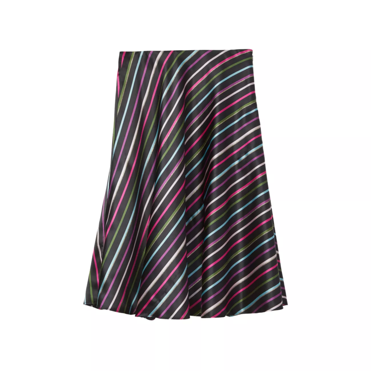 Атласная юбка-миди в полоску Party Stripe Kate Spade New York