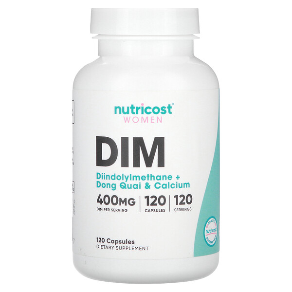 Женщины, DIM, 400 мг, 120 капсул Nutricost