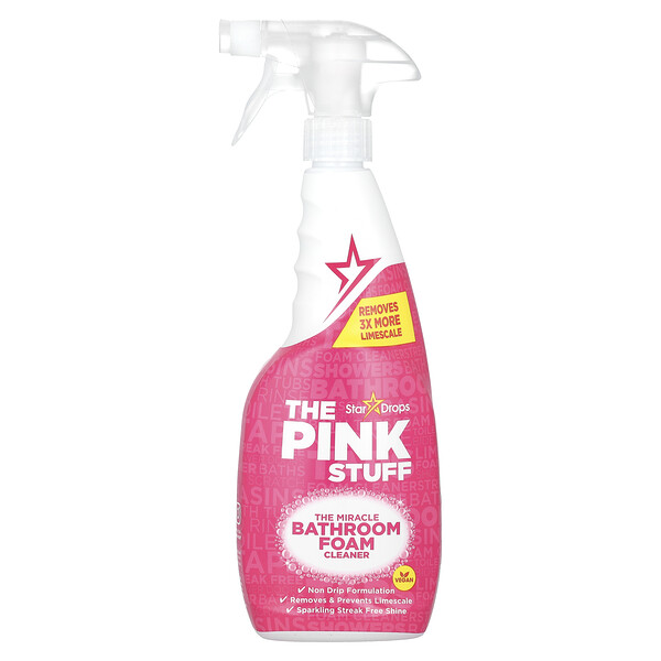 Пенное чистящее средство для ванной The Miracle, 25,4 жидких унций (750 мл) The Pink Stuff
