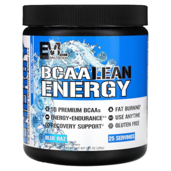 BCAA Lean Energy, Blue Raz - 285 г - EVLution Nutrition EVLution Nutrition