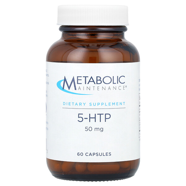 5-HTP, 50 мг, 60 капсул Metabolic Maintenance