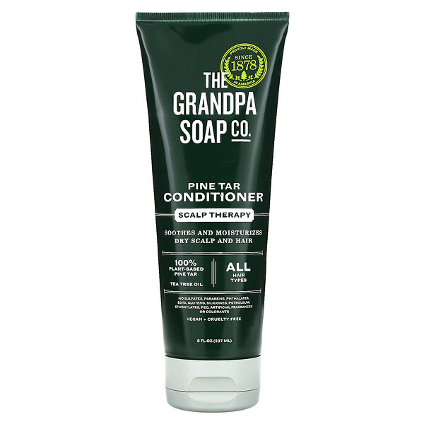 Кондиционер с сосновой смолой, терапия кожи головы, 8 жидких унций (237 мл) The Grandpa Soap Co
