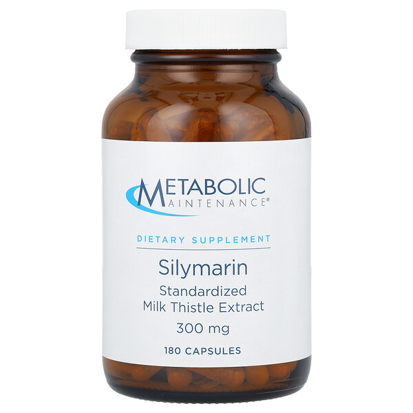 Силимарин, 300 мг, 180 капсул Metabolic Maintenance