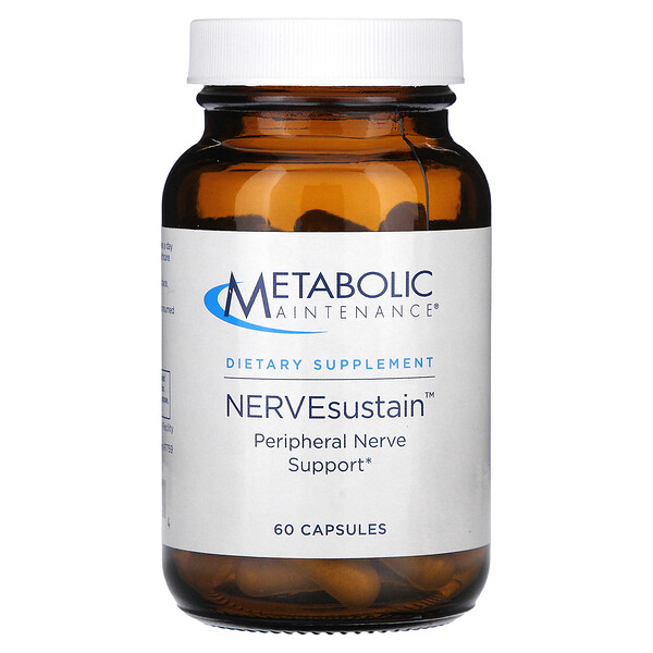 NERVEsustain, 60 Capsules (Капсулы) Metabolic Maintenance