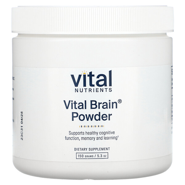 Vital Brain Powder, 5,3 унции (150 г) Vital Nutrients