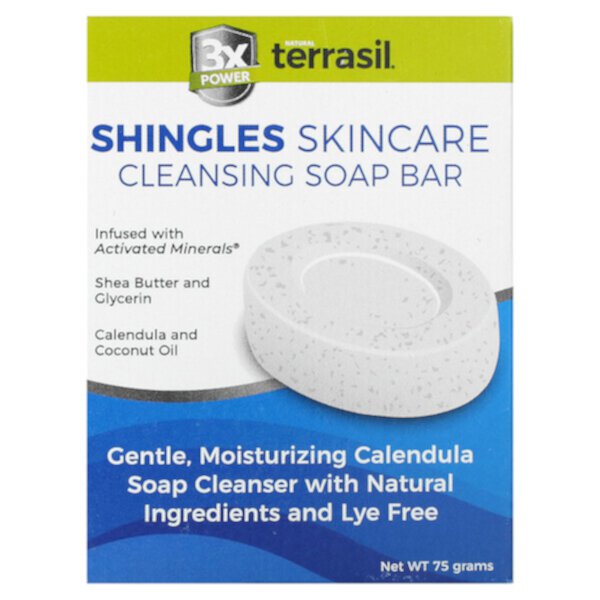 Очищающее мыло для ухода за кожей Shinles, 75 г Terrasil