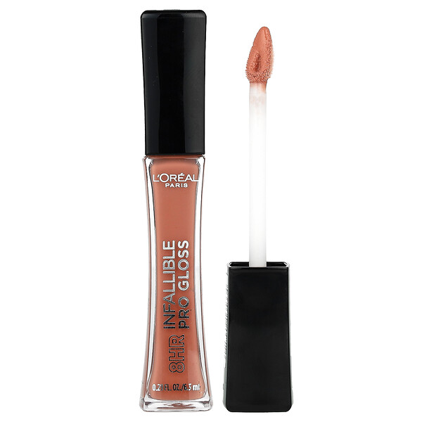Infallible, 8HR Pro Gloss, 815 Barely Nude, 0.21 fl oz, (6.3 ml) L'oreal