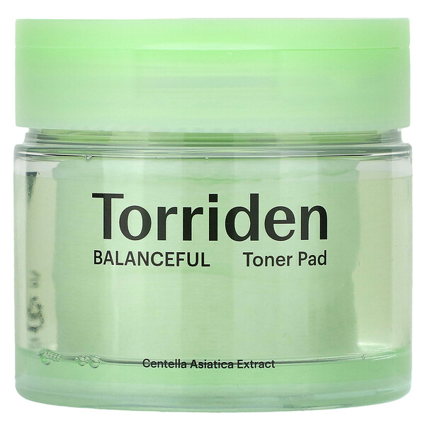 Balanceful Cica Toner Pad, 60 листов, 6,08 жидких унций (180 мл) Torriden