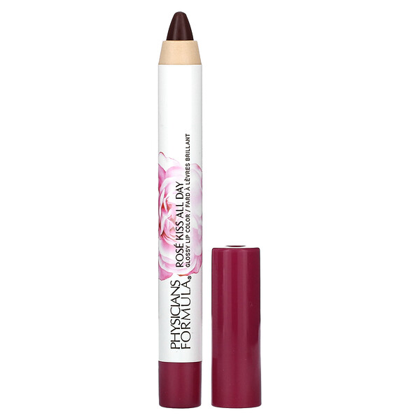 Rose Kiss All Day, Блестящая помада для губ, XOXO, 0,15 унции (4,3 г) Physicians Formula