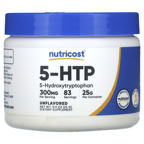 5-HTP Порошок - 25 г - Nutricost Nutricost