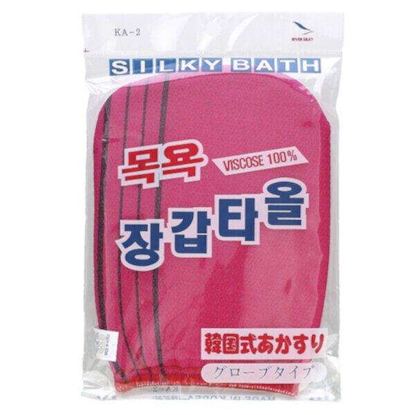 Отшелушивающее полотенце-перчатка, красное, 1 шт. Goldsangsa