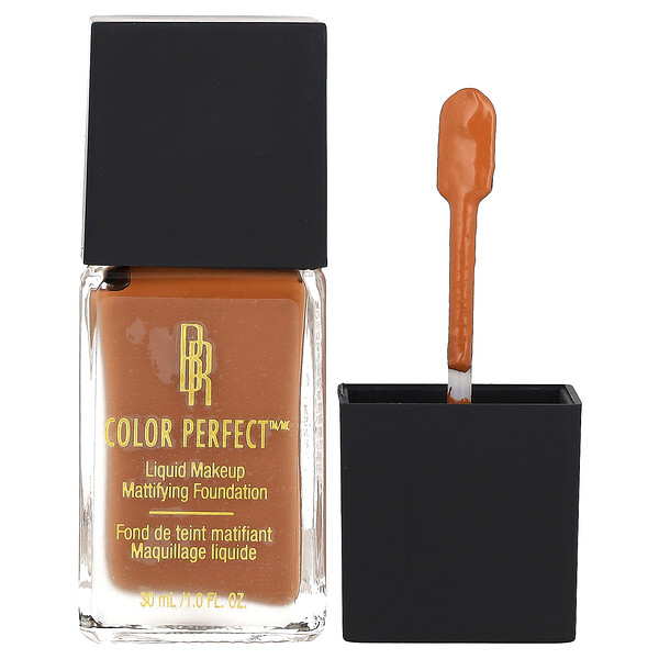 Матирующая основа Color Perfect, жидкая тональная основа оттенка Toffee Caramel, 30 мл, для всех типов кожи Black Radiance