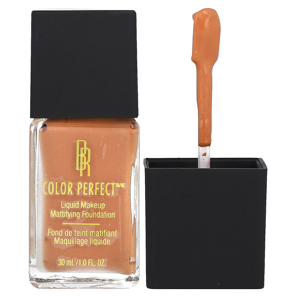Color Perfect, Жидкая матирующая основа для макияжа, 8416 мокко-мед, 1 жидкая унция (30 мл) Black Radiance