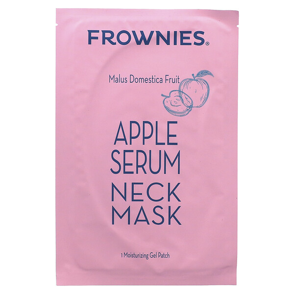 Красота-маска для шеи Apple Serum, 1 гелевый пластырь Frownies