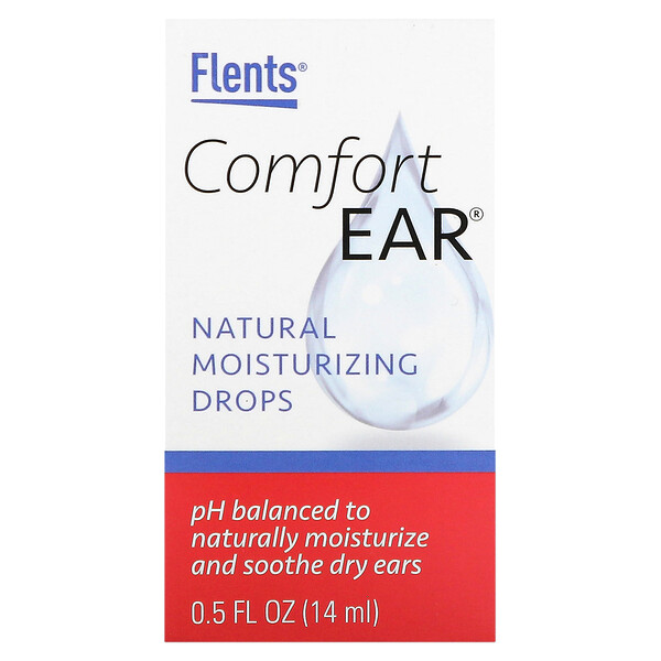Comfort Ear, Натуральные увлажняющие капли, 0,5 жидк. унции (14 мл) Ezy Dose