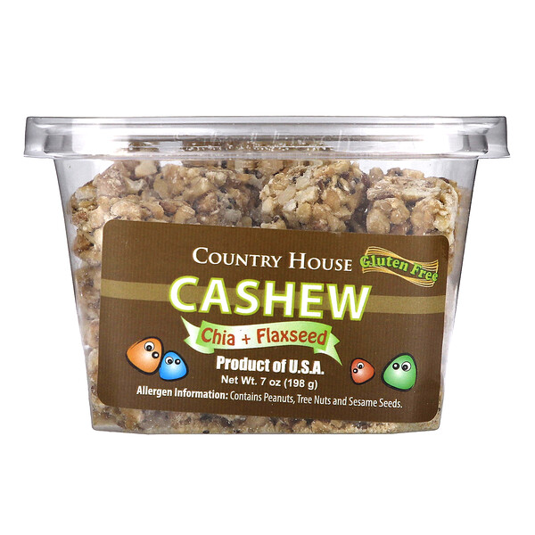 Cashew, Chia + Flaxseed , 7 oz (198 g) Country House