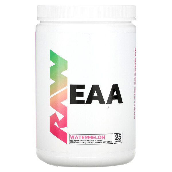 EAA, Арбуз, 11,11 унций (315 г) Raw Nutrition