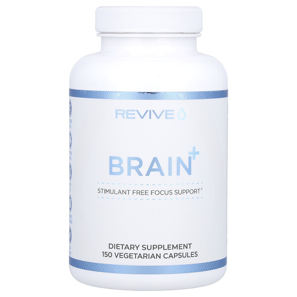 Brain+, 150 вегетарианских капсул RéVive
