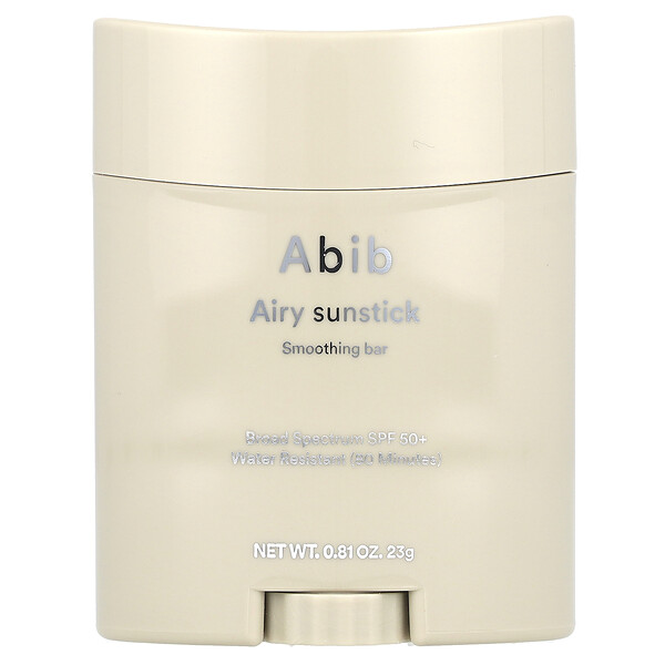 Разглаживающее мыло Airy Sunstick, SPF 50+, 0,81 унции (23 г) Abib
